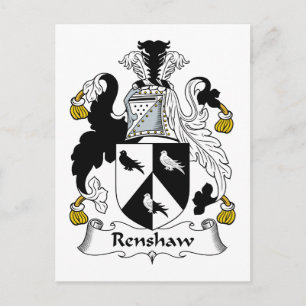 Renshaw Family Crest Briefkaart