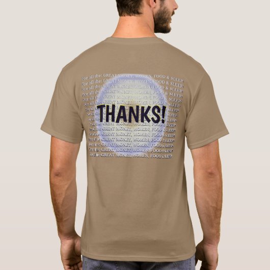 Rentafriend.com mosebme Blue Eye T-shirt (Achterkant)