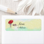 Rente adressaufkleber etiket (Insitu)