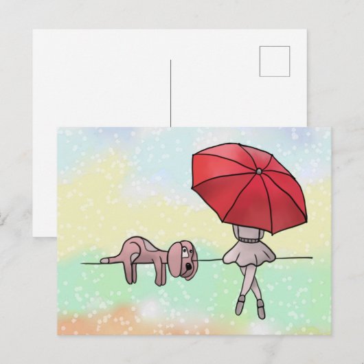 Rente Postkarte Briefkaart (Voorkant / Achterkant)