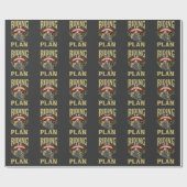 Rentestitutie motorfiets voor bejaarde motorfiets cadeaupapier (Vlak)