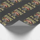 Rentestitutie motorfiets voor bejaarde motorfiets cadeaupapier (Hoek)