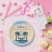 Rentetepestpalmbomen Papieren Bordje (Feest)