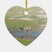 Rentiere im Sommer Keramisch Ornament (Voorkant)