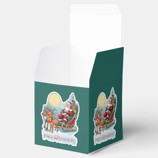 Rentierschlitten mit Rudi -  Bedankdoosjes (Geopend)