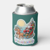 Rentierschlitten mit Rudi -  Blikjeskoeler (Blikje Voorkant)