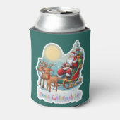 Rentierschlitten mit Rudi -  Blikjeskoeler (Blikje Achterkant)