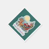 Rentierschlitten mit Rudi -  Servet (Hoek)