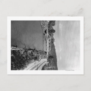 Renton, WA-Uitzicht van de Cedar River Foto Briefkaart