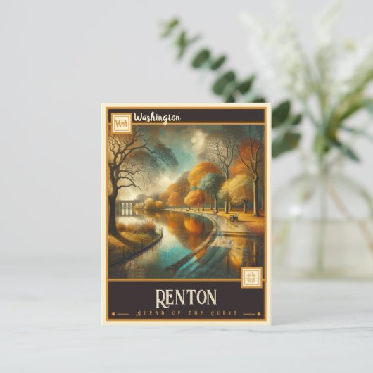 Renton, Washington|  Briefkaart (Staand voorkant)