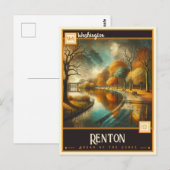 Renton, Washington|  Briefkaart (Voorkant / Achterkant)