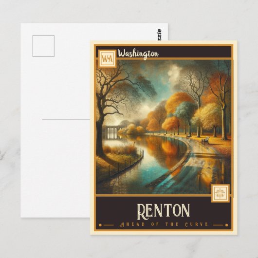 Renton, Washington|  Briefkaart (Voorkant / Achterkant)
