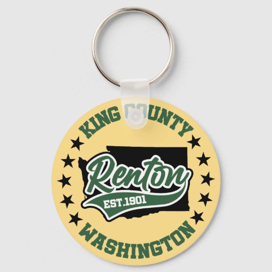 Renton, Washington Sleutelhanger (Voorkant)
