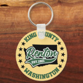 Renton, Washington Sleutelhanger (Achterkant)