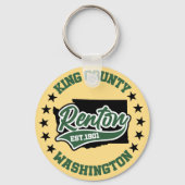 Renton, Washington Sleutelhanger (Achterkant)