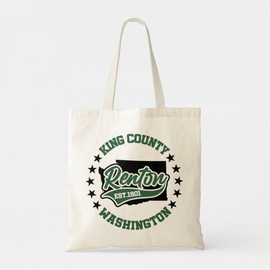 Renton, Washington Tote Bag (Achterkant)