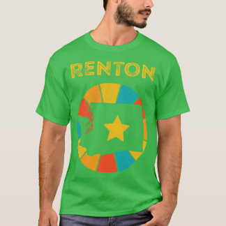 Renton Washington Vintage Noodlijdende Souvenir T-shirt