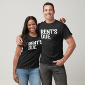 Rent's Due work hard bodybuilder weightlifting T-shirt (Unisex)