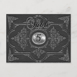 Renvoisié Shade Victoriaans Table Number Kaart