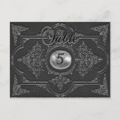 Renvoisié Shade Victoriaans Table Number Kaart (Voorkant)