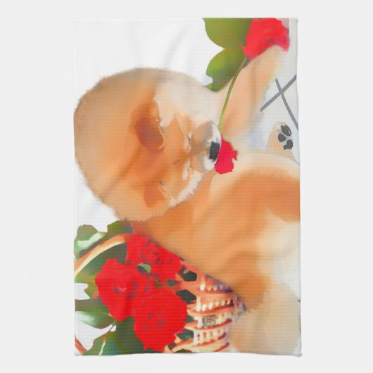 RENY de keukenhanddoek van de hond (Verticaal)