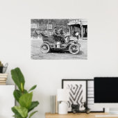 REO Mountaineer Retourneert naar New York 1905 Poster (Thuiskantoor)