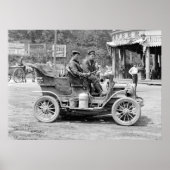 REO Mountaineer Retourneert naar New York 1905 Poster (Voorkant)