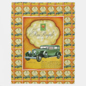 Reo-Royale Acht Automobile Ad Fleece Deken (Voorkant)