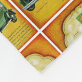 Reo-Royale Acht Automobile Ad Fleece Deken (Hoek)