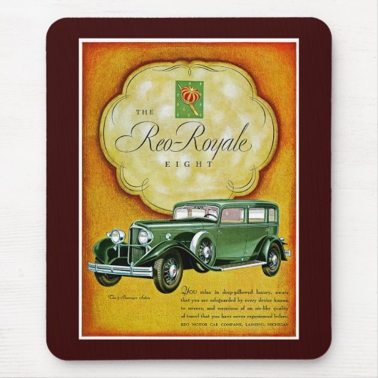 Reo-Royale Acht Automobile Ad Muismat (Voorkant)