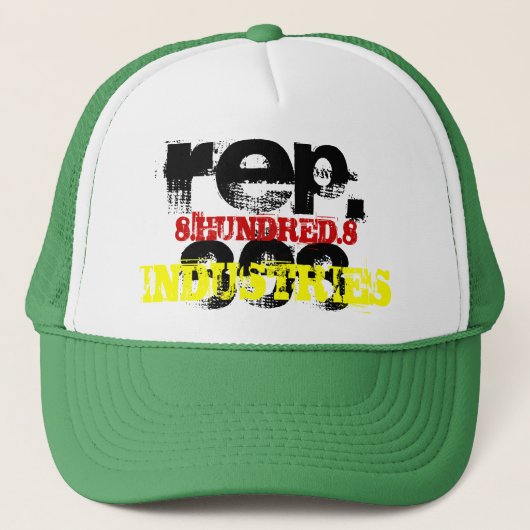 REP.808, 8.HUNDRED.8, INDUSTRIE TRUCKER PET (Voorkant)