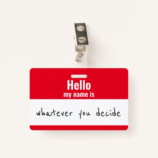 rep-badge badge (Voorkant met clip)