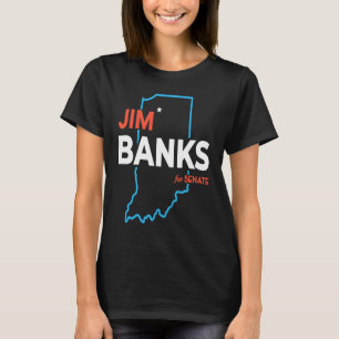 Rep Jim Banks Voor US Senaat 2024 Senator Indiana T-shirt