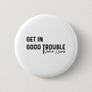 rep john lewis meest gedenkwaardige citaten , burg ronde button 5,7 cm