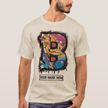 Rep Jouw naam:  graffiti letter "B"