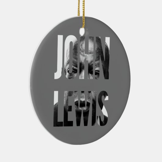 Rep. Lewis Classic Keramisch Ornament (Rechts)