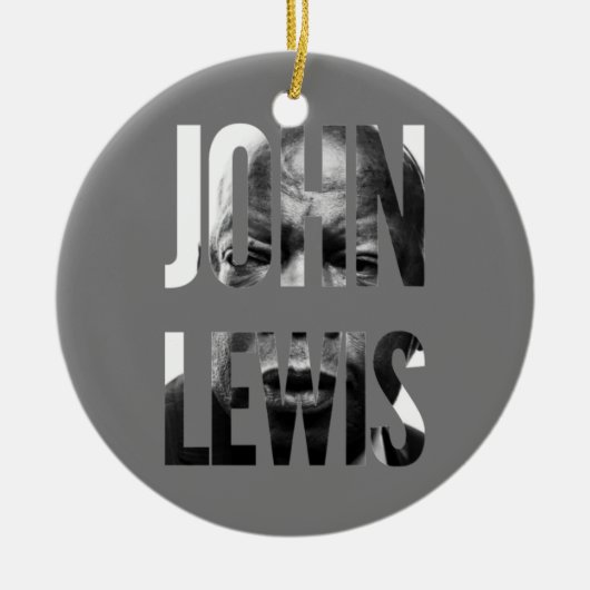 Rep. Lewis Classic Keramisch Ornament (Voorkant)