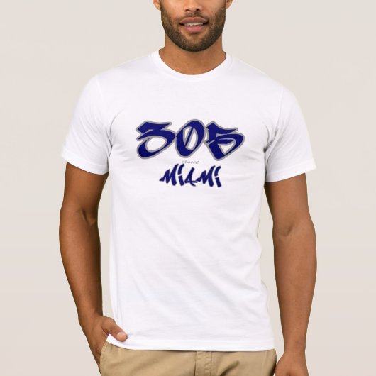 Rep Miami (305) T-shirt (Voorkant)