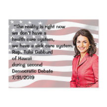 Rep. Tulsi Gabbard van Hawaï Debat Quote