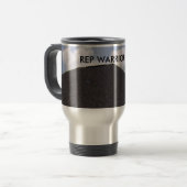REP WARRIOR REVEL MUG REISBEKER (Voorkant links)
