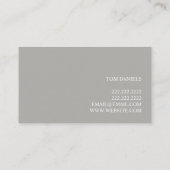 Repair met installatie van apparaten voor verkoop visitekaartje (Achterkant)