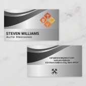 Repair Tools | Mechanic | Metallic Visitekaartje (Voorkant / Achterkant)