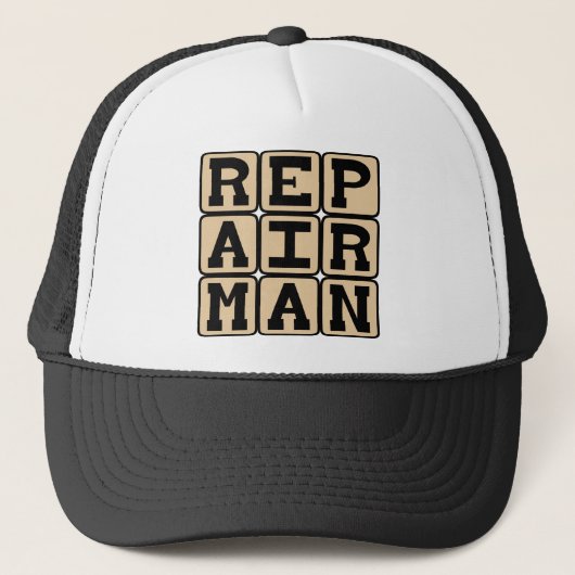 Repairman, Handyman Trucker Pet (Voorkant)
