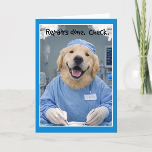 Repairs Done Get Well Card  SG-1 Kaart (Voorkant)
