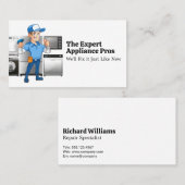 Reparateur die apparaten repareert visitekaartje (Voorkant / Achterkant)