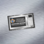 Reparateur met sleutel | Magnetron Magnetisch Visitekaartje (Voorbeeld)