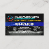 Reparatie airconditioning auto visitekaartje (Voorkant)