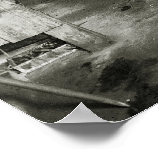 Reparatie auto, begin jaren '00 poster (Hoek)