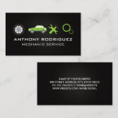 Reparatie Autologo's | Koolstofvezel Achtergrond Visitekaartje (Voorkant / Achterkant)