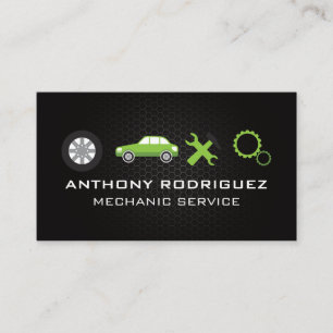 Reparatie Autologo's   Koolstofvezel Achtergrond Visitekaartje